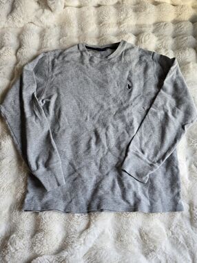 Polo by Ralph Lauren Gray Long-Sleeve Thermal Shirt